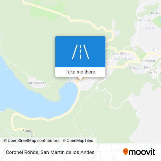 Mapa de Coronel Rohde