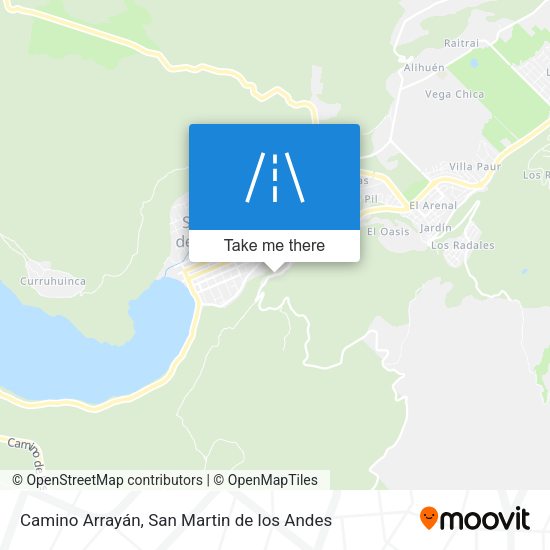 Mapa de Camino Arrayán