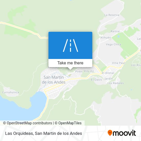 Las Orquideas map