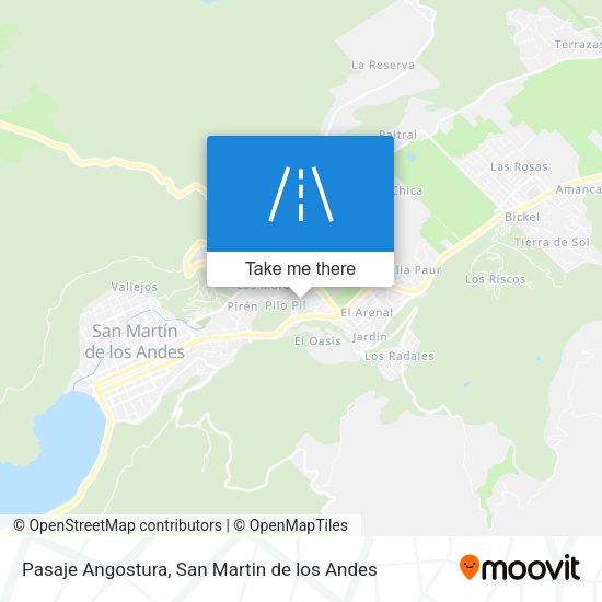 Mapa de Pasaje Angostura