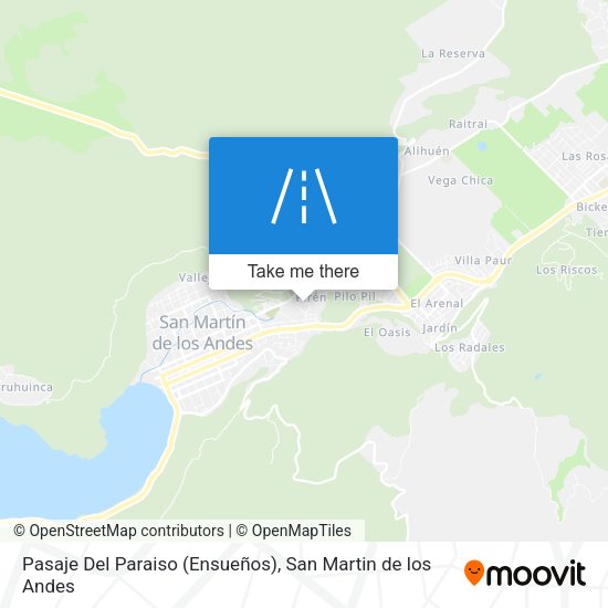 Pasaje Del Paraiso (Ensueños) map