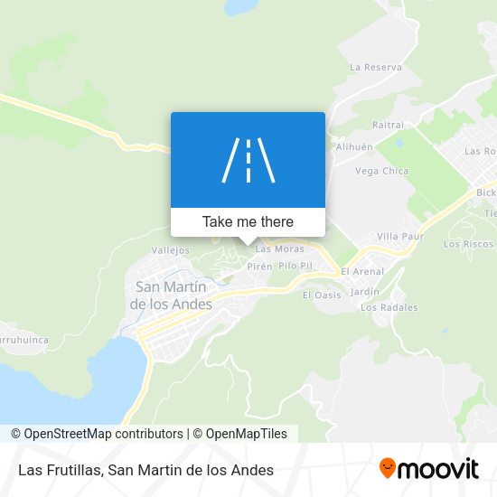 Las Frutillas map