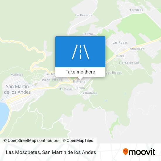 Las Mosquetas map