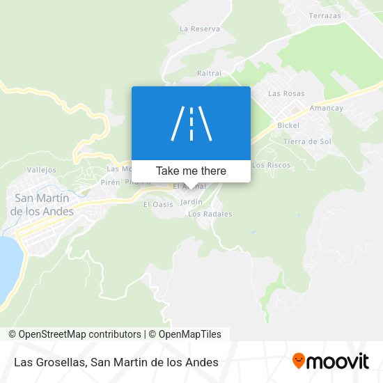 Mapa de Las Grosellas