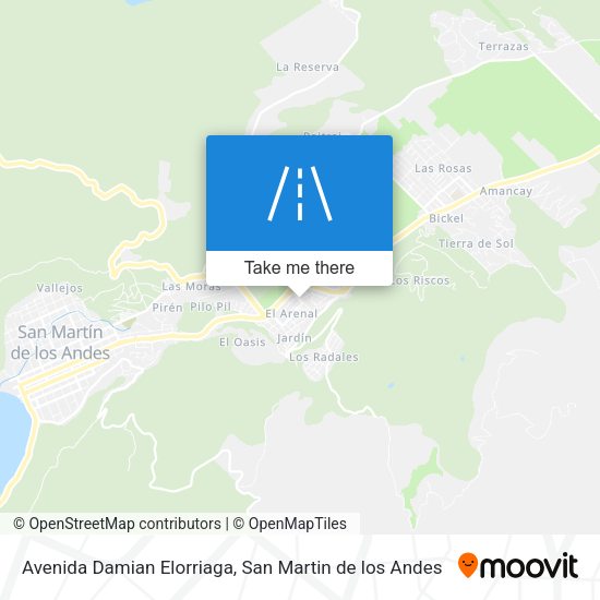 Avenida Damian Elorriaga map