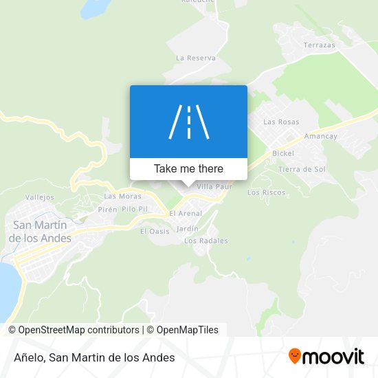 Añelo map
