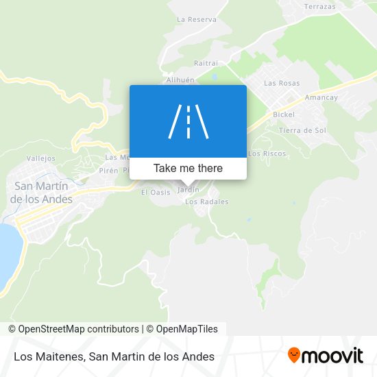 Mapa de Los Maitenes