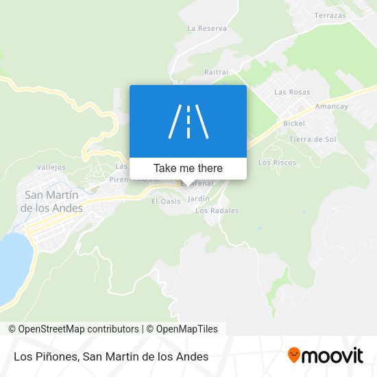 Mapa de Los Piñones