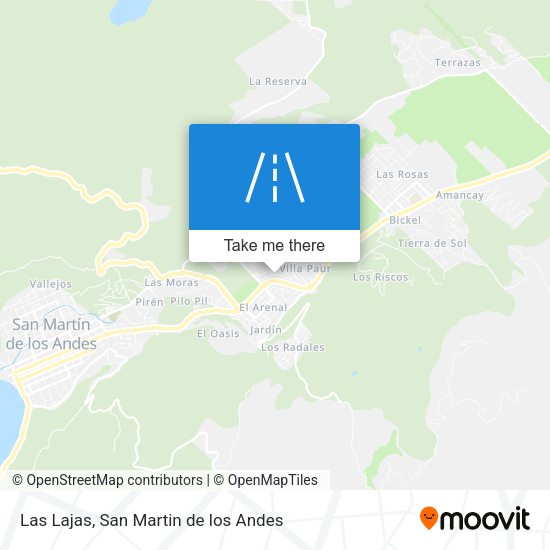 Mapa de Las Lajas