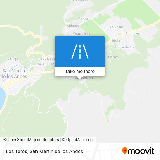 Los Teros map