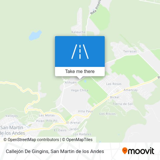Mapa de Callejón De Gingins