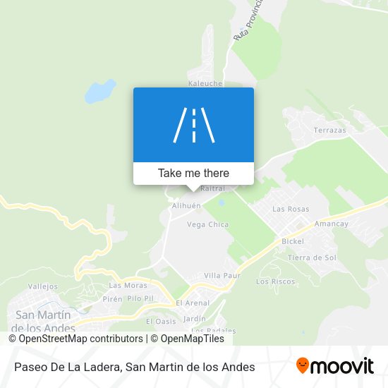 Paseo De La Ladera map
