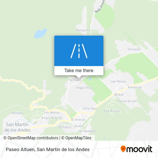 Paseo Aituen map