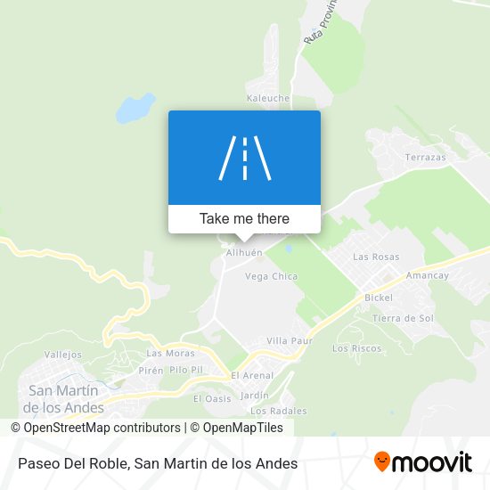 Paseo Del Roble map