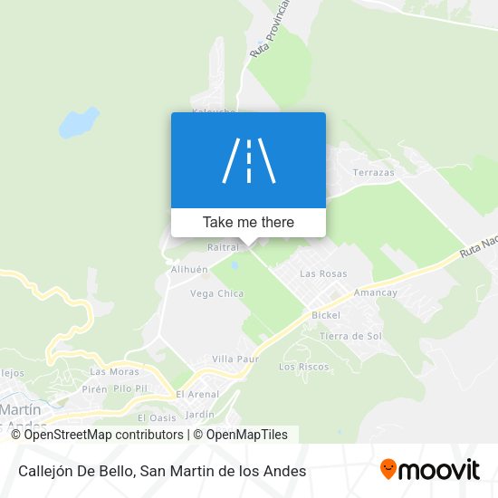 Callejón De Bello map