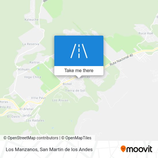Mapa de Los Manzanos