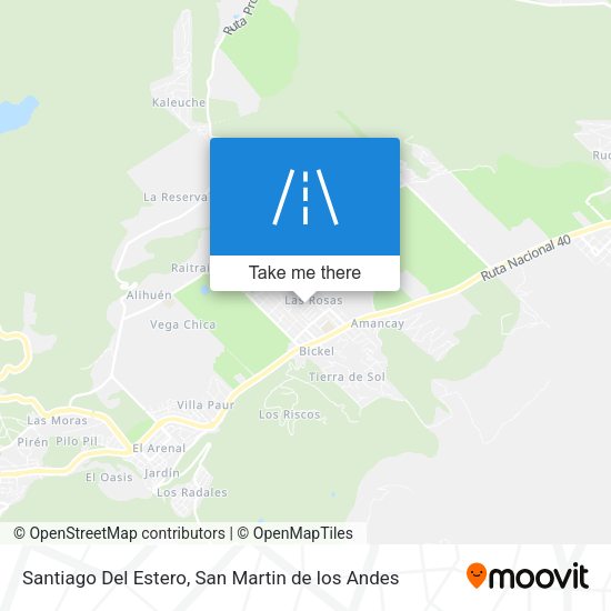 Mapa de Santiago Del Estero