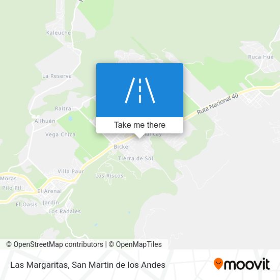 Mapa de Las Margaritas