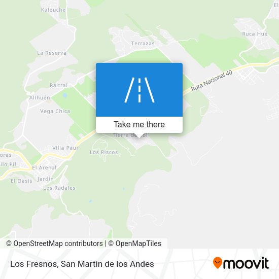 Los Fresnos map