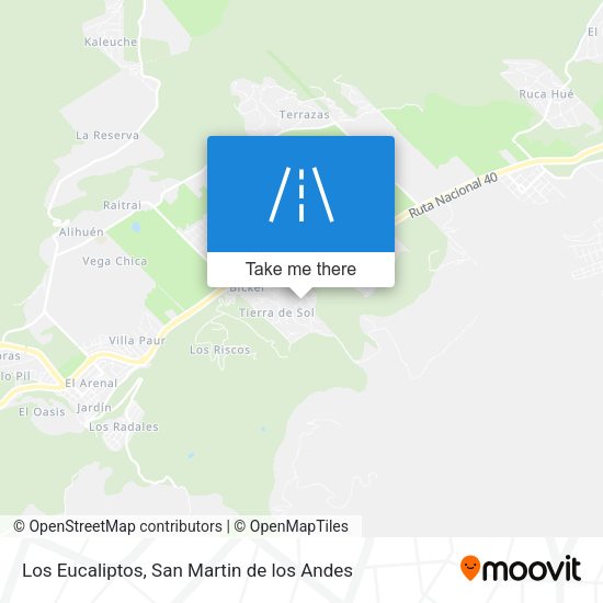 Los Eucaliptos map