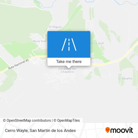 Cerro Wayle map