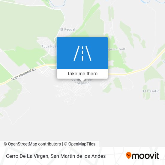 Mapa de Cerro De La Virgen