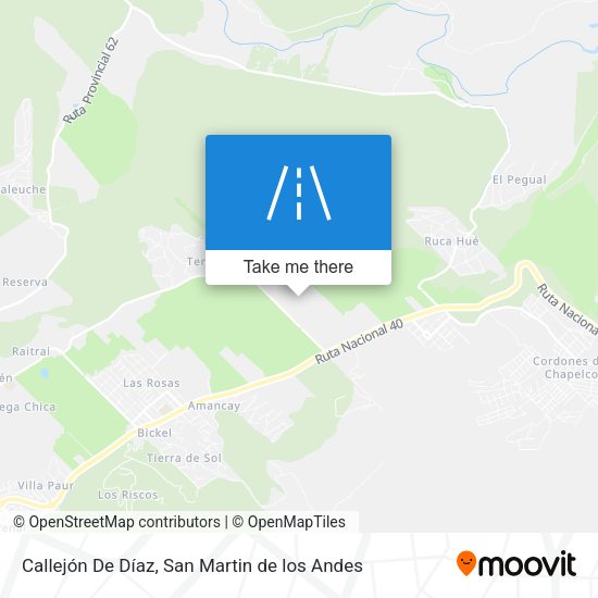 Callejón De Díaz map