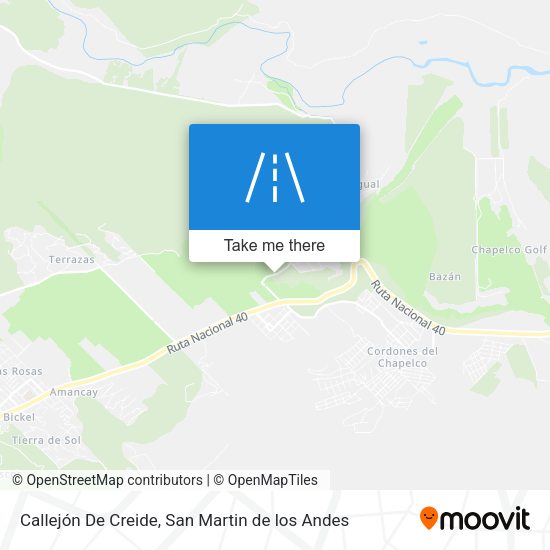 Callejón De Creide map