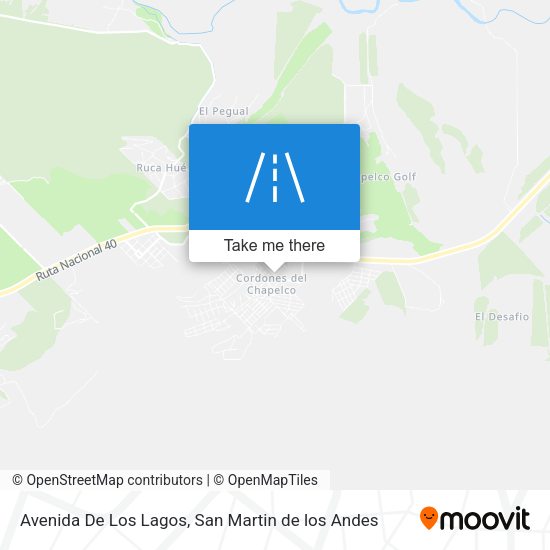 Avenida De Los Lagos map
