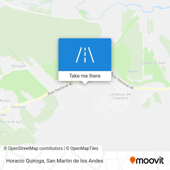Horacio Quiroga map