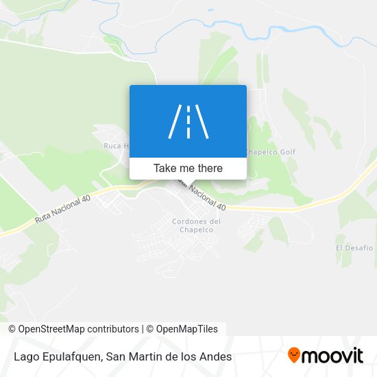 Lago Epulafquen map