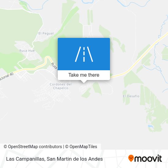 Las Campanillas map