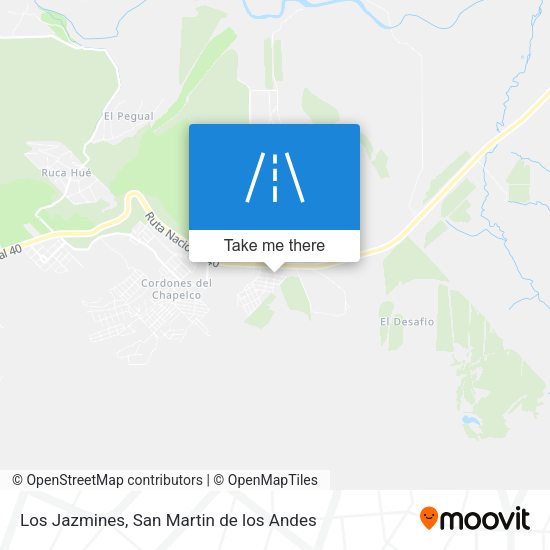 Los Jazmines map