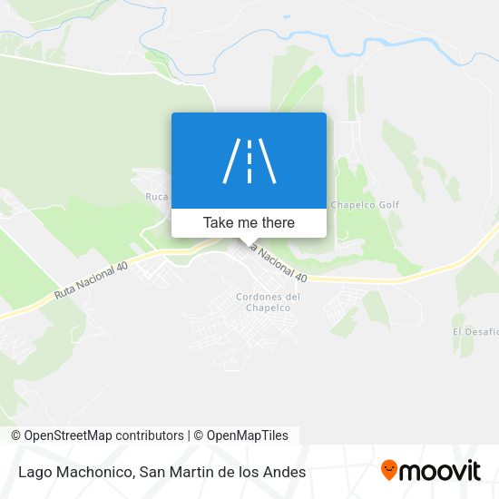 Lago Machonico map