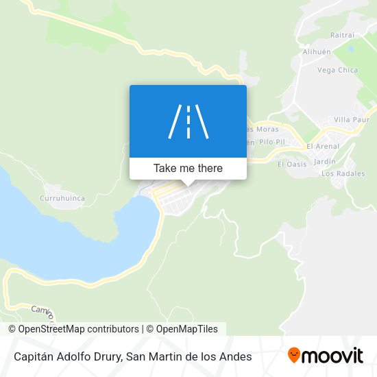 Mapa de Capitán Adolfo Drury
