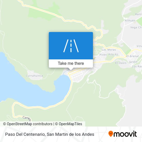 Paso Del Centenario map