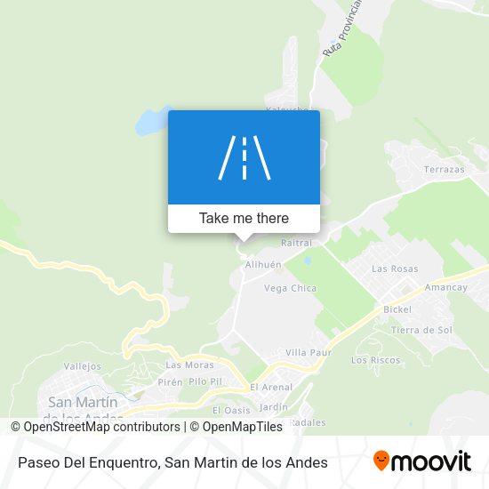 Mapa de Paseo Del Enquentro