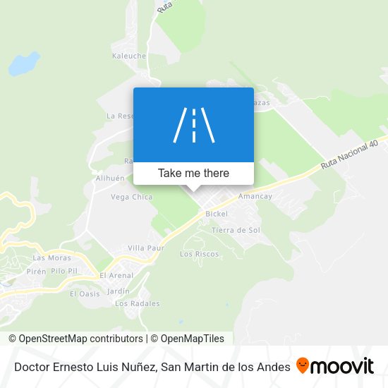 Doctor Ernesto Luis Nuñez map