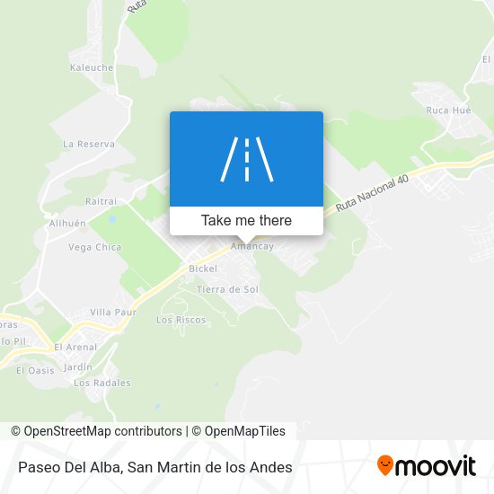 Paseo Del Alba map