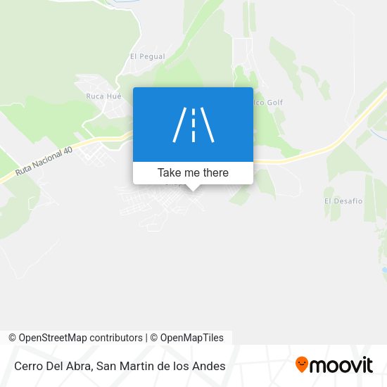Cerro Del Abra map