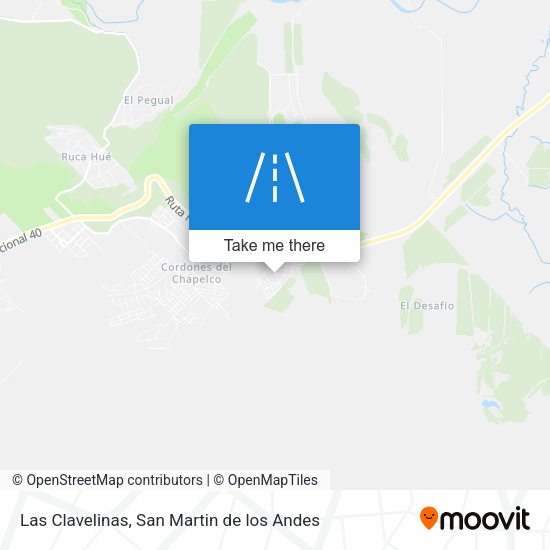 Mapa de Las Clavelinas