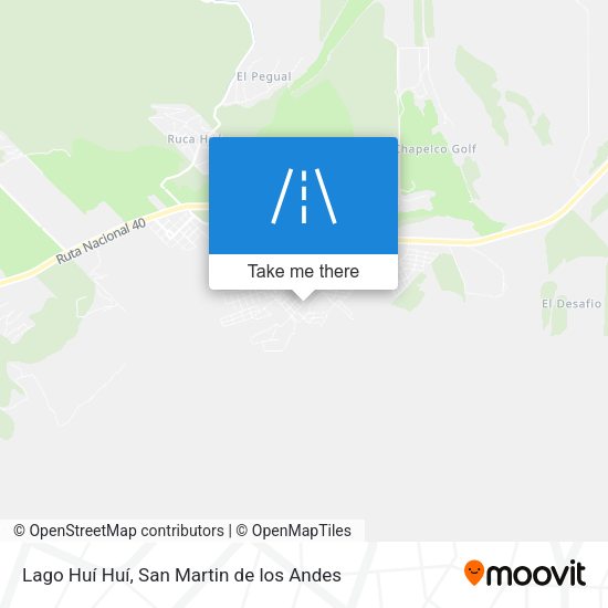 Mapa de Lago Huí Huí