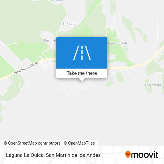 Mapa de Laguna La Quica
