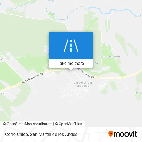 Cerro Chico map