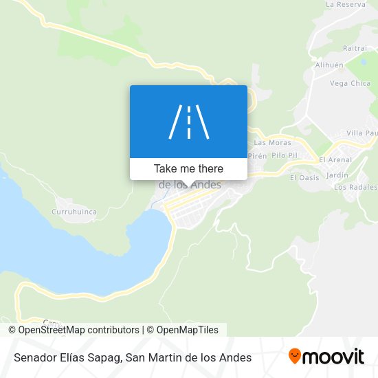 Mapa de Senador Elías Sapag