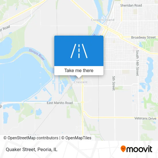 Quaker Street map