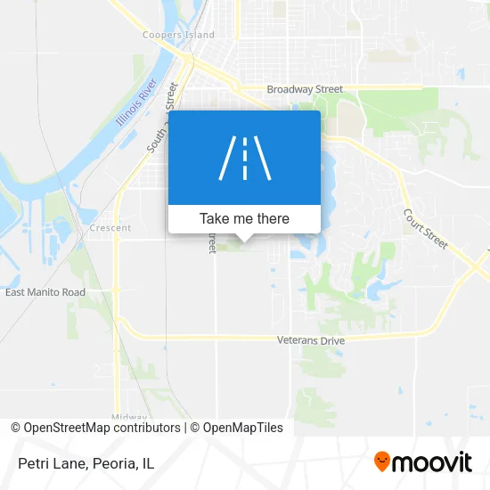 Petri Lane map
