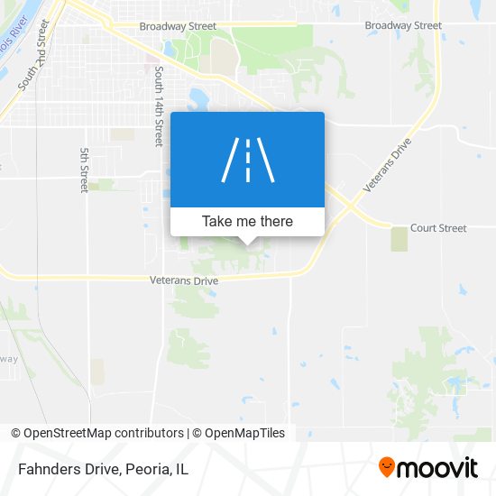 Fahnders Drive map