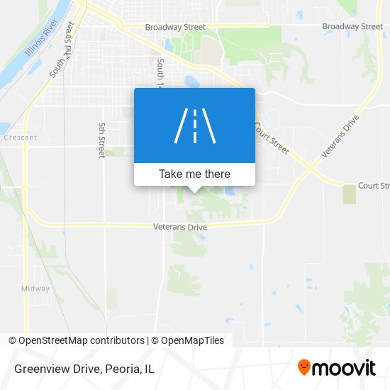 Greenview Drive map