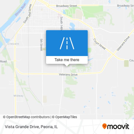 Vista Grande Drive map